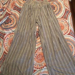 Printed palazzo pants